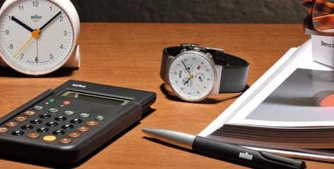 BRAUN ALARM CLOCK WHITE BC12WB （ブラウン アラーム置き時計
