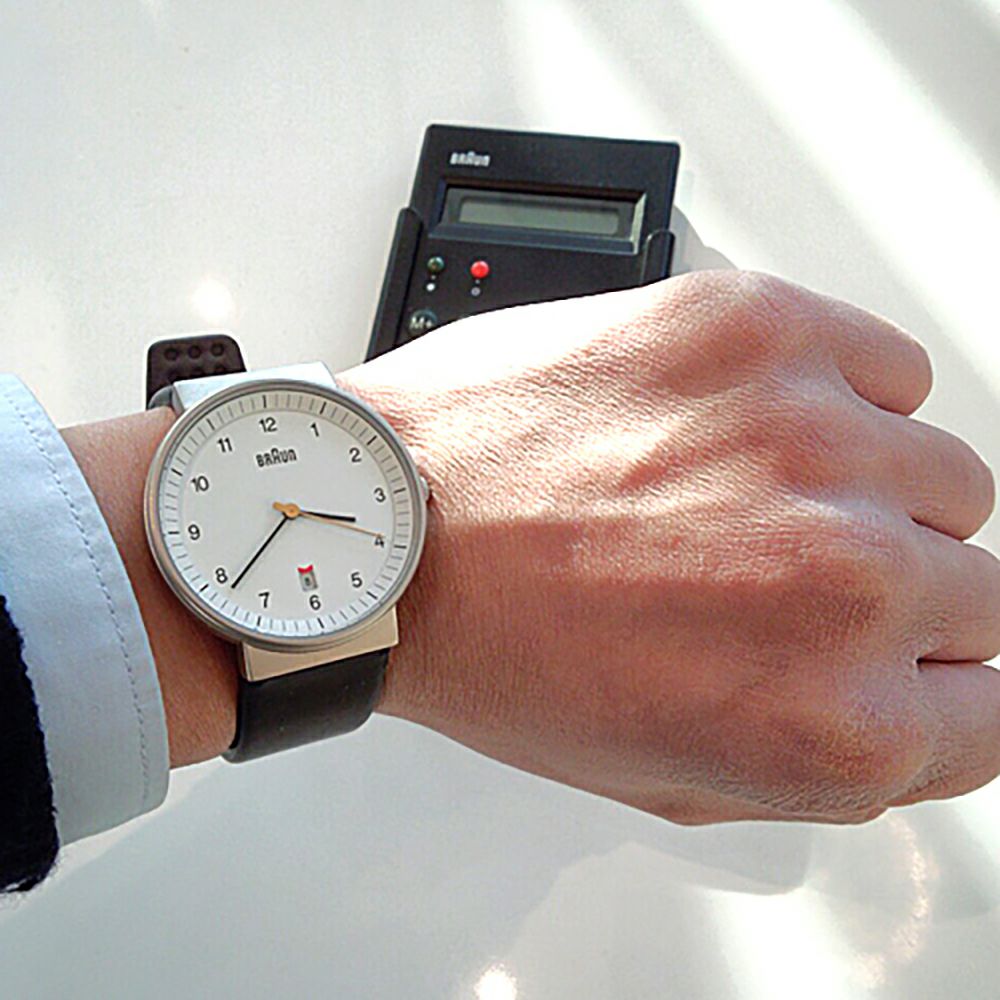 BRAUN WATCH LEATHER BN0032WHBKG（ブラウン腕時計 ホワイト×ブラック
