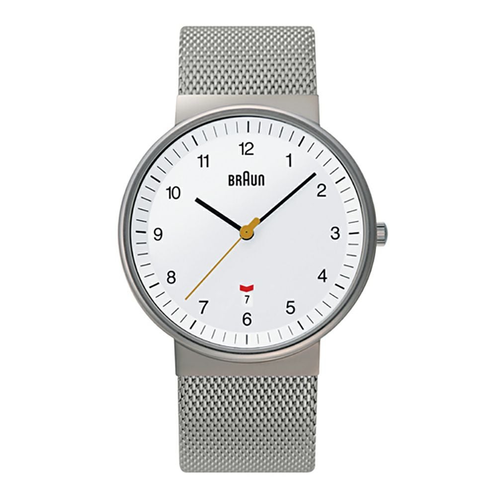 BRAUN WATCH WHITE×SILVER MESH BN0032WHSLMHG（ブラウン腕時計