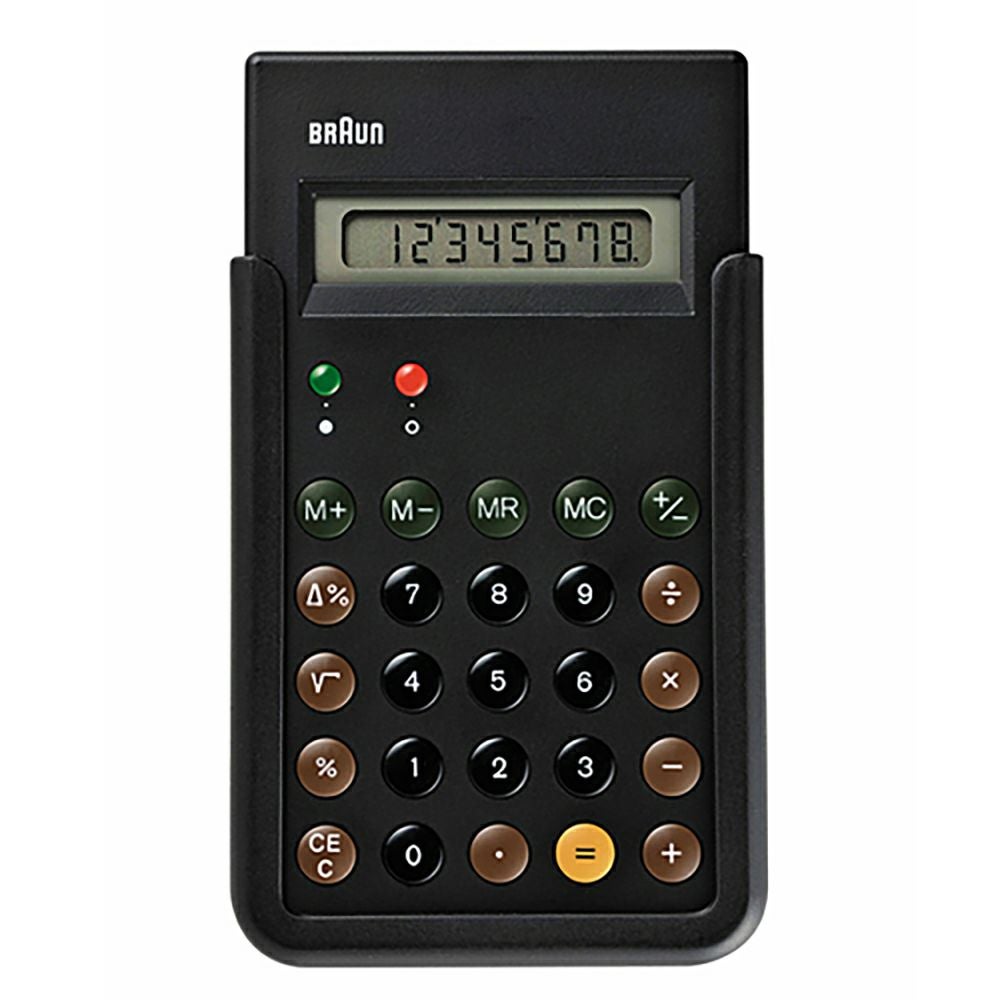 BRAUN Calculator BNE001BK（ブラウン 電卓 計算機 ブラック