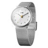 BRAUN WATCH WHITE×SILVER MESH BN0031WHSLMHL