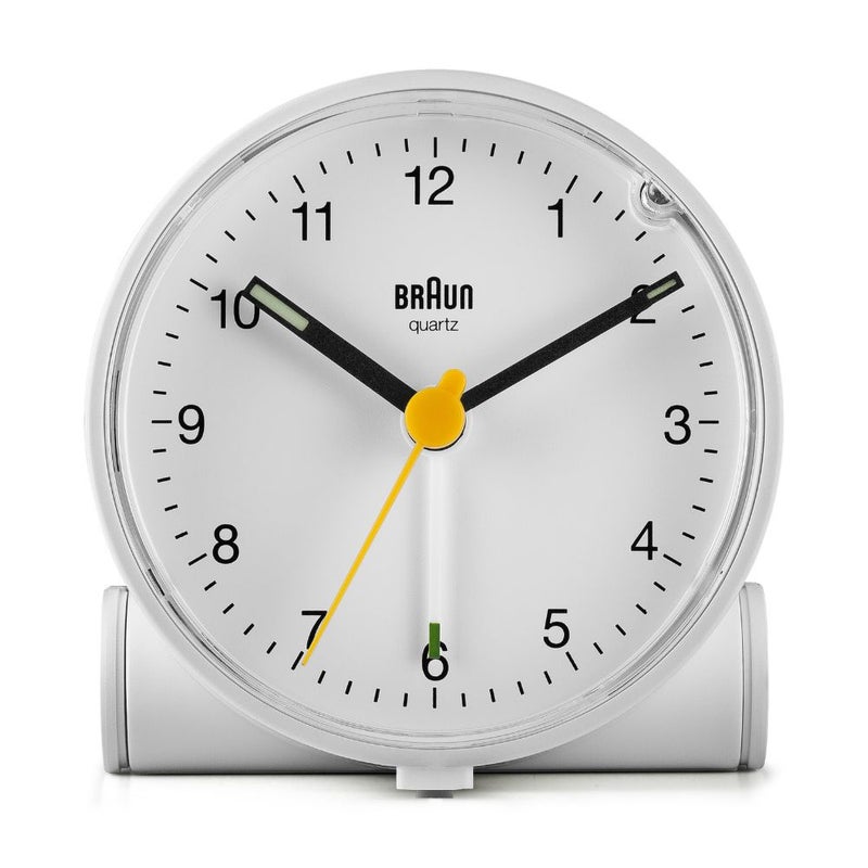 雑誌CREA「贈りもの大賞」ノミネート BRAUN ALARM CLOCK WHITE BC01W（ブラウン アナログアラーム置き時計 ホワイト）