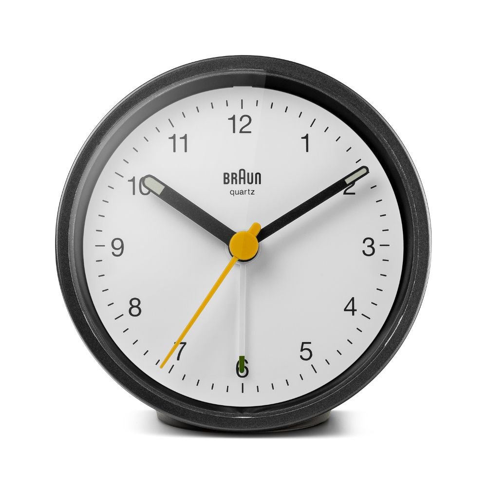 BRAUN ALARM CLOCK BLACK BC12BW （ブラウン アラーム置き時計 ブラック×ホワイト）