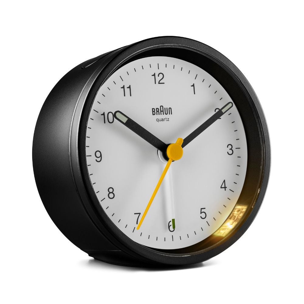 BRAUN ALARM CLOCK BLACK BC12BW （ブラウン アラーム置き時計 ブラック×ホワイト）