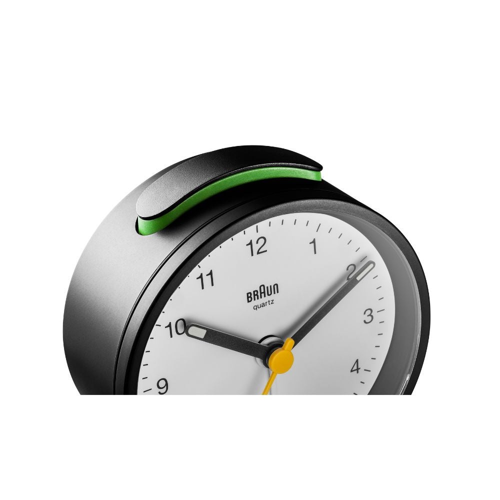 BRAUN ALARM CLOCK BLACK BC12BW （ブラウン アラーム置き時計 ブラック×ホワイト）