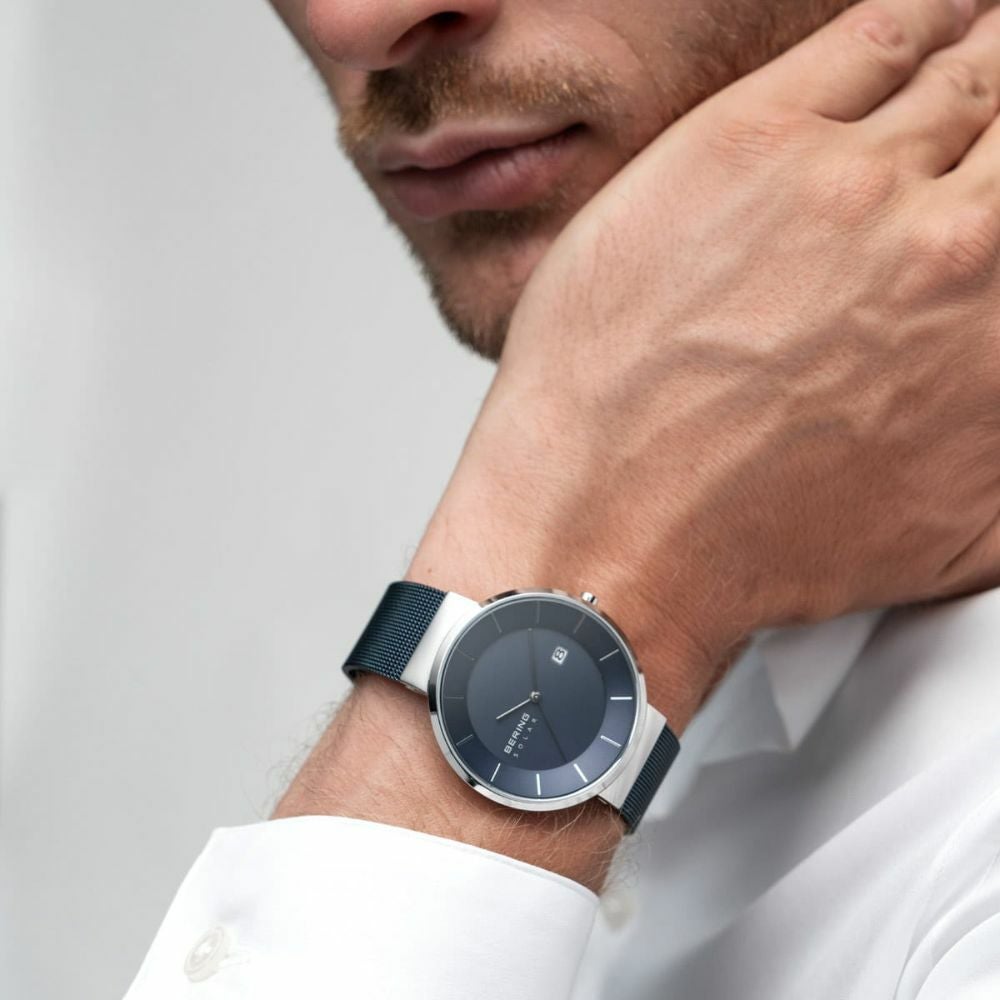 BERING Unisex Scandinavian Solar Blue14639-307