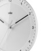 BRAUN WALL CLOCK WHITE BC17W （ブラウン アナログ掛け時計 ホワイト 直径30cm）