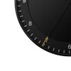 BRAUN WALL CLOCK BLACK BC17B（ブラウン アナログ掛け時計 ブラック 直径30cm）