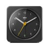往年の名作「AB1」のサイズアップ再現モデル BRAUN ALARM CLOCK BLACK BC03B （ブラウン置き時計 アラームクロック ブラック スイープ運針 静音設計）