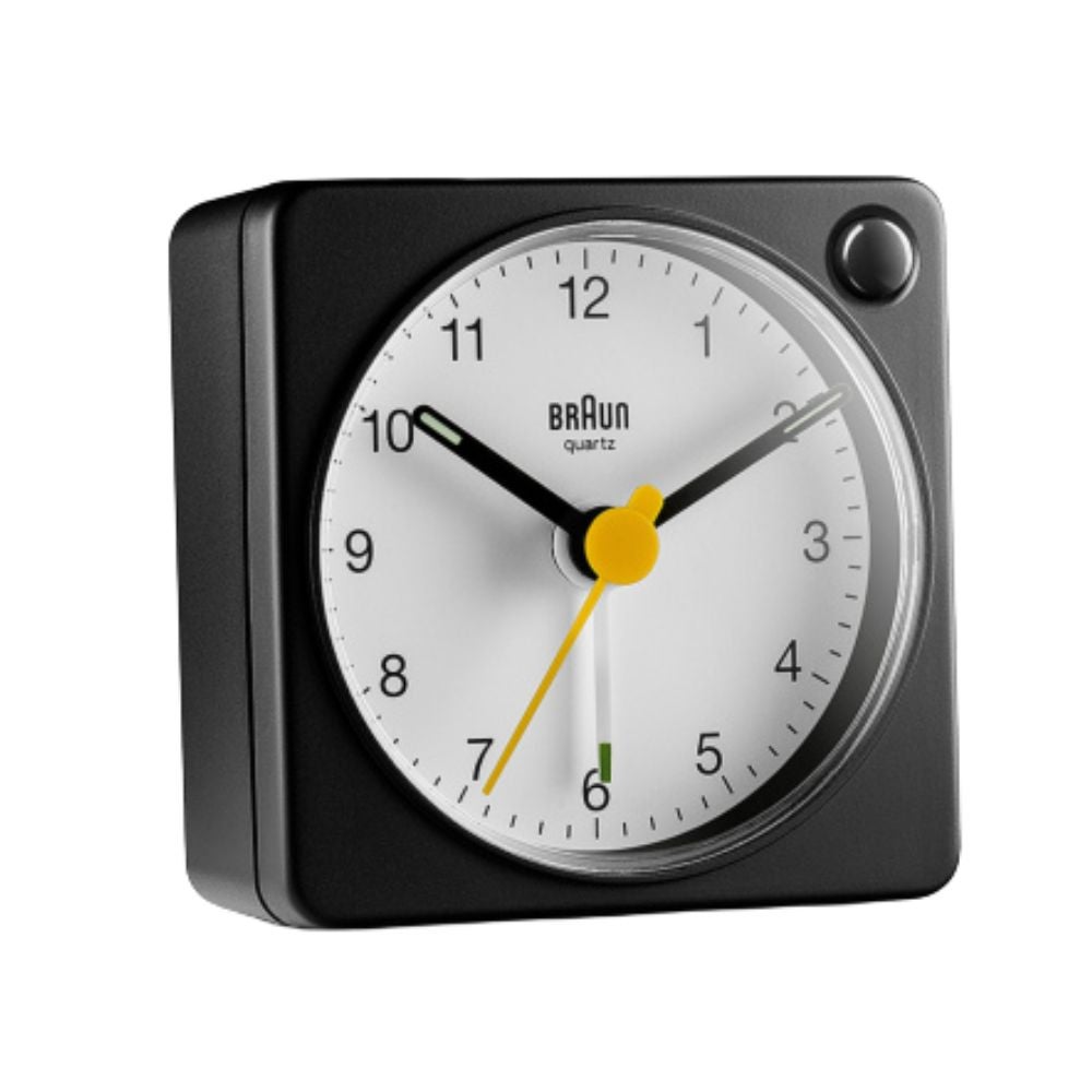 BRAUN ALARM CLOCK BLACK×WHITE BC02XBW （ブラウン置き時計 アナログアラームクロック ブラック×ホワイト）