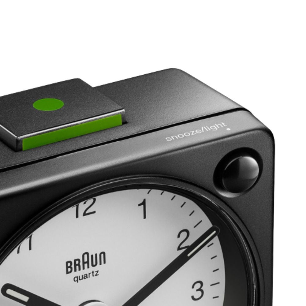 BRAUN ALARM CLOCK BLACK×WHITE BC02XBW （ブラウン置き時計 アナログアラームクロック ブラック×ホワイト）