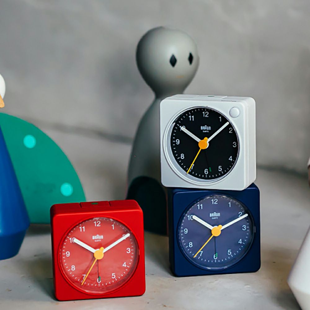 BRAUN ALARM CLOCK BLUE BC02R（ブラウン置き時計 アナログアラーム
