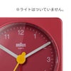 往年の名作「AB1(1987年)」をベースに再現 BRAUN ALARM CLOCK BLUE BC02R（ブラウン置き時計 アナログアラームクロック レッド）