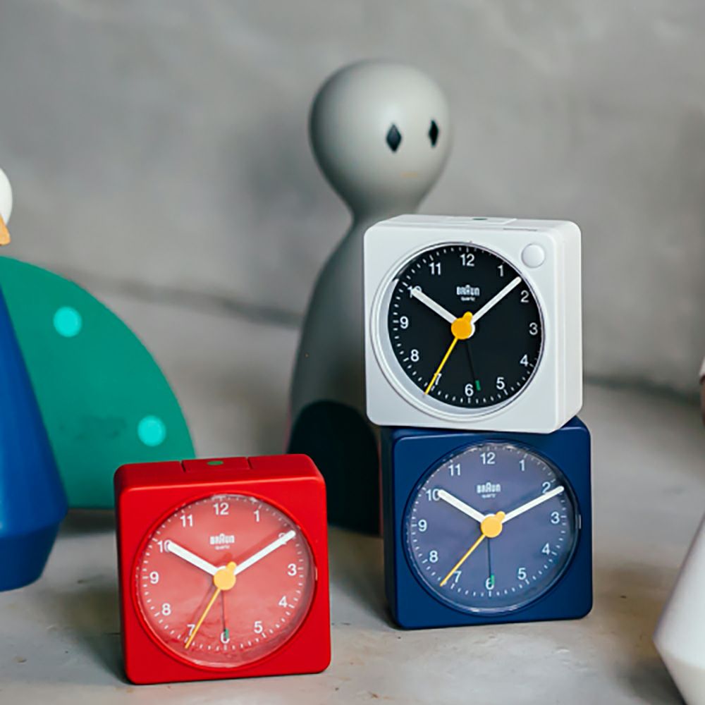 BRAUN ALARM CLOCK BLUE BC02BL（ブラウン置き時計 アナログアラーム