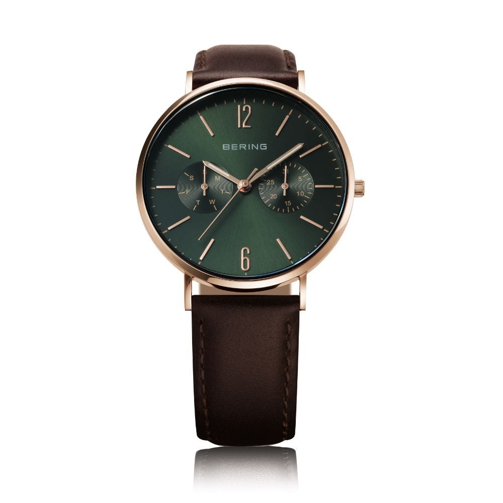 BERING Ladies Unisex Changes Green 36mm 14236-569（ベーリング メンズ レディース ユニセックス腕時計 グリーンフェイス 緑文字盤）