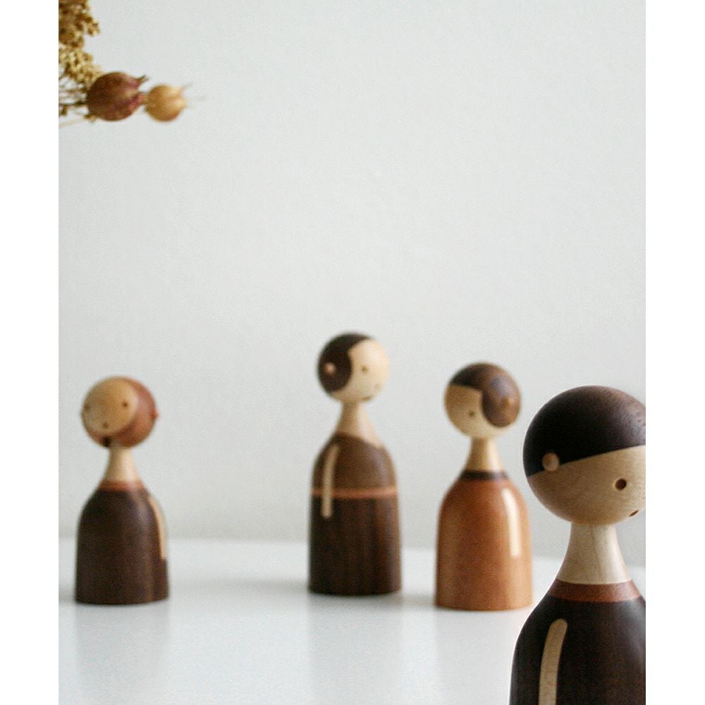 アーキテクトメイド 木製オブジェ お父さん お母さん 