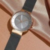 BERING Mens Unisex Scandinavian Solar Gray×RoseGold 14639-369（ベーリング ユニセックス腕時計 ソーラー グレー×ローズゴールド）
