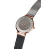 BERING Mens Unisex Scandinavian Solar Gray×RoseGold 14639-369（ベーリング ユニセックス腕時計 ソーラー グレー×ローズゴールド）