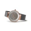 BERING Mens Unisex Scandinavian Solar Gray×RoseGold 14639-369（ベーリング ユニセックス腕時計 ソーラー グレー×ローズゴールド）
