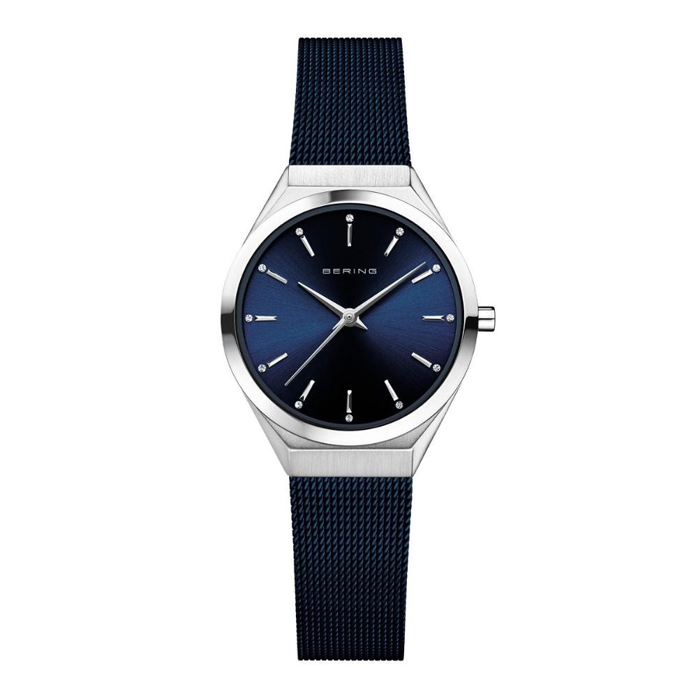 BERING Ladies Ultra Slim Blue 18729-307 （ベーリング レディース腕時計 ウルトラスリム ブルー）
