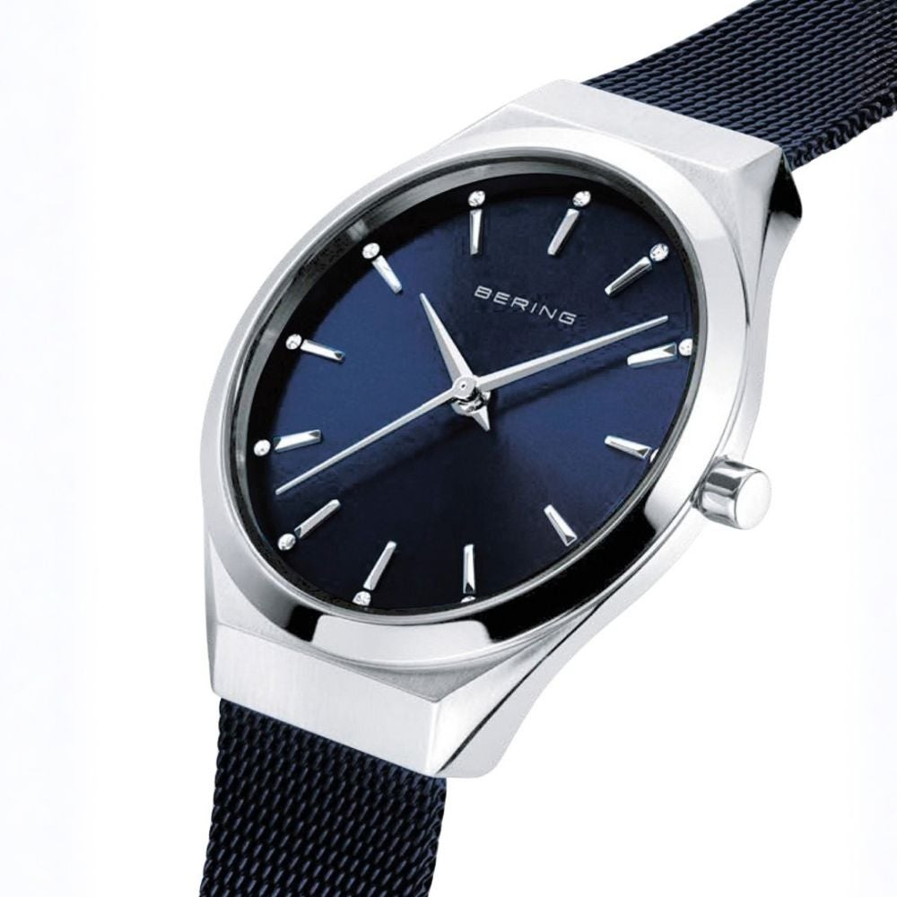 BERING Ladies Ultra Slim Blue 18729-307 （ベーリング レディース腕時計 ウルトラスリム ブルー）