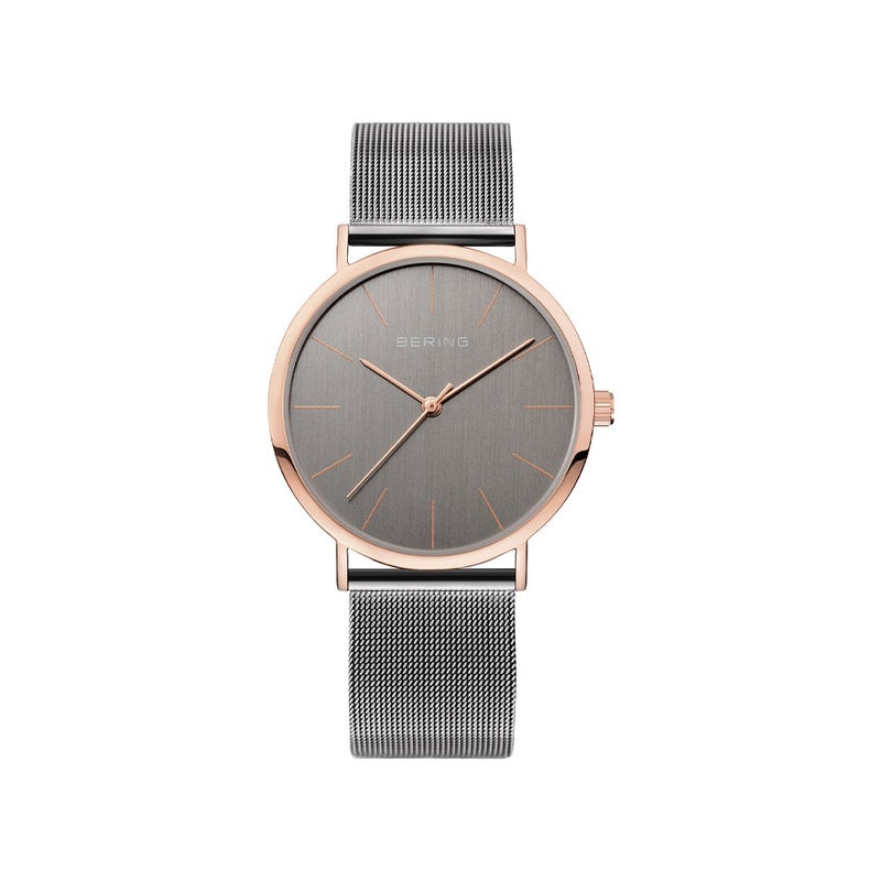 BERING Unisex North Pole 13436-369（ベーリング ユニセックス ノースポール グレー×ローズゴールド）