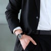 BERING Mens Unisex Changes 40mm 14240-005 （ベーリング メンズ ユニセックス 腕時計 ブラウンレザー＆シルバーメッシュベルト）