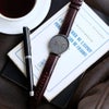 BERING Mens Unisex Changes 40mm 14240-005 （ベーリング メンズ ユニセックス 腕時計 ブラウンレザー＆シルバーメッシュベルト）