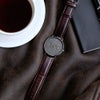 BERING Mens Unisex Changes 40mm 14240-005 （ベーリング メンズ ユニセックス 腕時計 ブラウンレザー＆シルバーメッシュベルト）