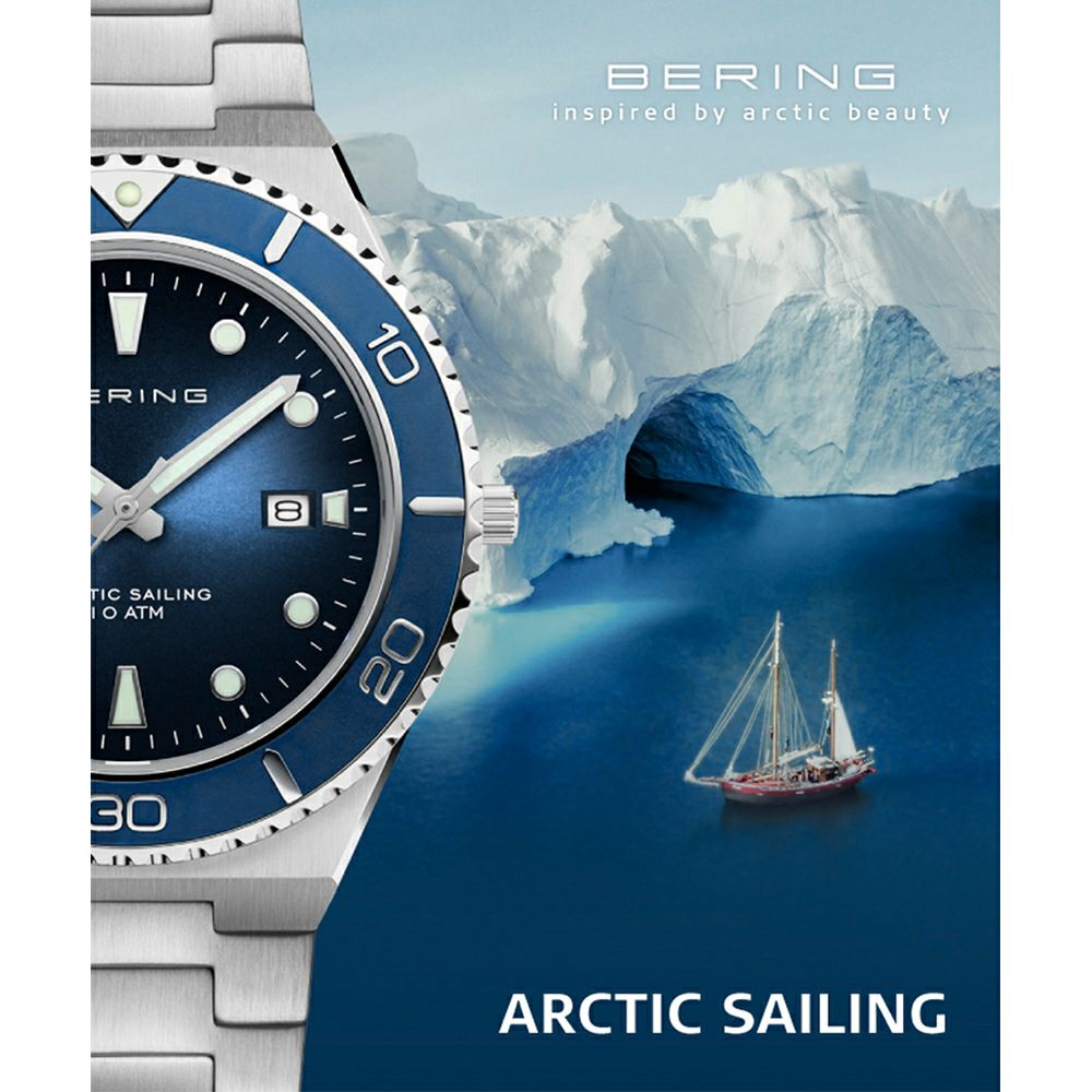 BERING MENS ARCTIC SAILING BLUE 18940-708（ベーリング メンズ腕時計