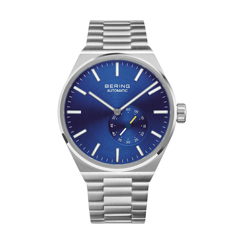 BERING MENS AUTOMATIC ARCTIC CIRCLE BLUE SILVER 19441-707