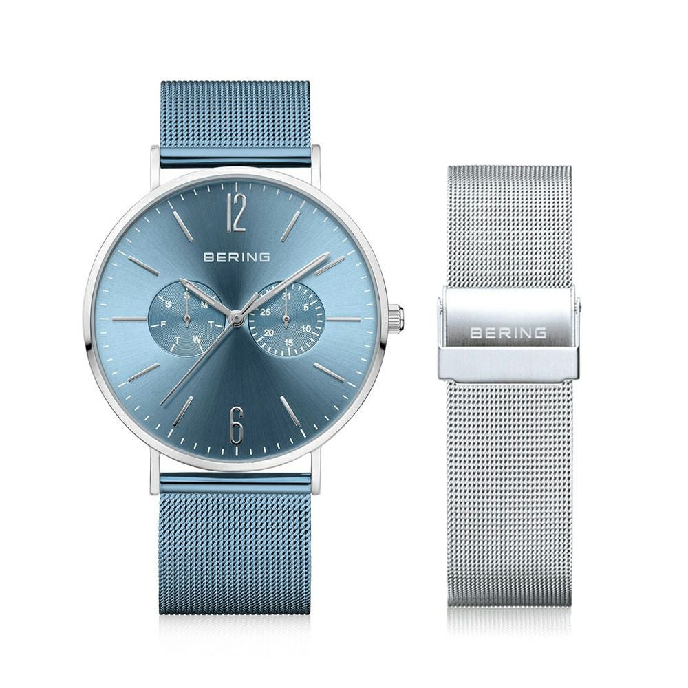 BERING Mens Unisex Changes Ice Blue 14240-809-J（ベーリング メンズ