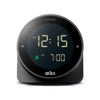 回転式べセルのデジタルアラームクロック BRAUN DIGITAL CLOCK BLACK BC24B （ブラウン デジタル置き時計 ブラック）