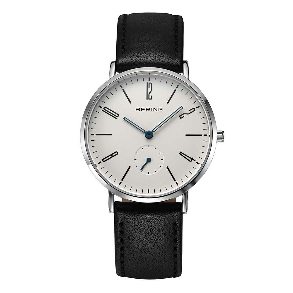 strategy アメリカ限定　B&N BERING Unisex Classic Scandinavian Small second & Leather 14036