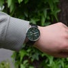 BERING Unisex Changes Deep green 14240-409（ベーリング メンズユニセックス腕時計 ディープグリーン チェンジズ 革＆メッシュベルト 替えベルト2本付き）