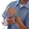 BERING Unisex Changes Deep green 14240-409（ベーリング メンズユニセックス腕時計 ディープグリーン チェンジズ 革＆メッシュベルト 替えベルト2本付き）