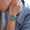 BERING Unisex Changes Deep green 14240-409（ベーリング メンズユニセックス腕時計 ディープグリーン チェンジズ 革＆メッシュベルト 替えベルト2本付き）