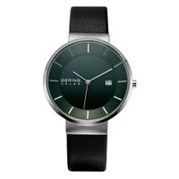 BERING Unisex Scandinavian Solar Deep green 14639-409 （ベーリング メンズユニセックス腕時計 ソーラー ディープグリーン）