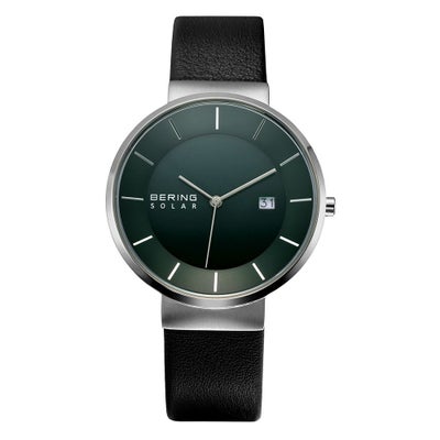 BERING Unisex Scandinavian Solar Deep green 14639-409 （ベーリング メンズユニセックス腕時計 ソーラー ディープグリーン）