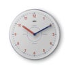 BRAUN Time Teacher WALL CLOCK WHITE BC26TW （ブラウン タイムティーチャー アナログ 壁掛け時計 ホワイト×オレンジ）