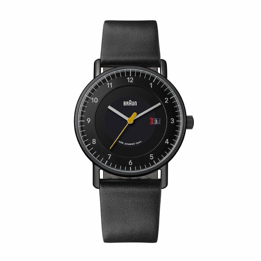 BRAUN SOLAR WATCH LEATHER BLACK BN0301BKBKG（ブラウン ソーラー
