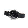 BERING Ladies Unisex Ultra Slim Black＆Silver 17031-402（ベーリング レディース ユニセックス 腕時計 ウルトラスリム ブラックレザーベルト＆シルバーケース）