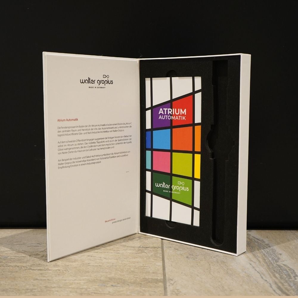 Bauhaus Walter Gropius (バウハウス・ヴァルター・グロピウス) アトリウム オートマチック メンズ ユニセックス腕時計 WGA801-02M