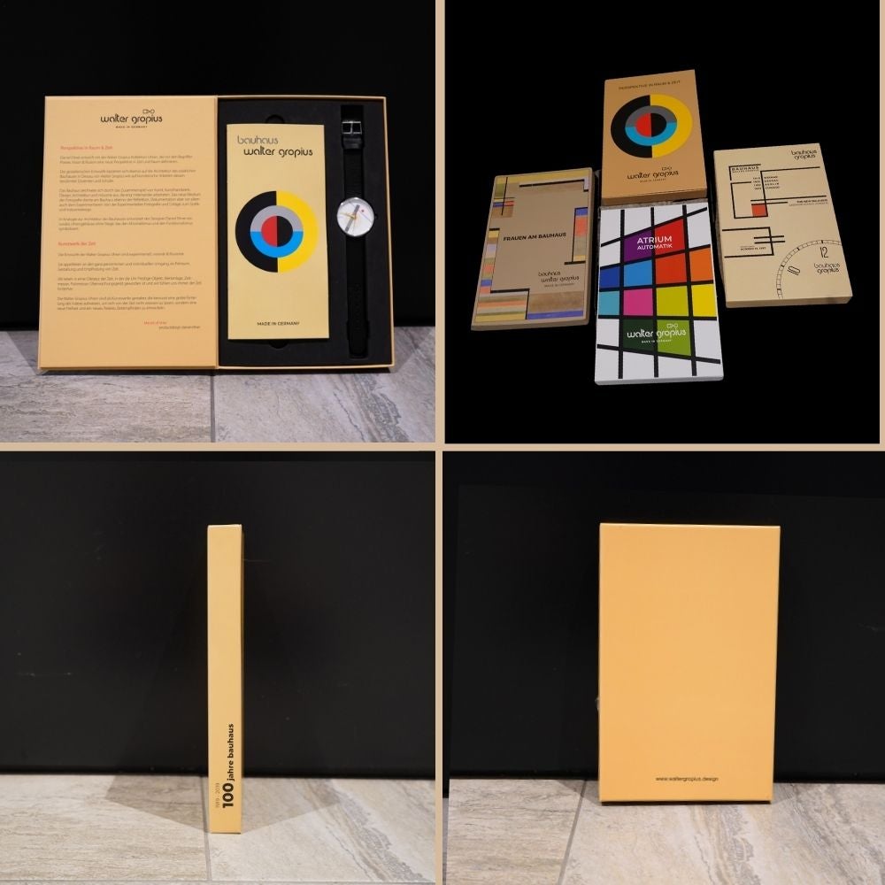 Bauhaus Walter Gropius (バウハウス・ヴァルター・グロピウス) フォーラム モホリ・ナジ シリーズ メンズ ユニセックス腕時計 WG021-01