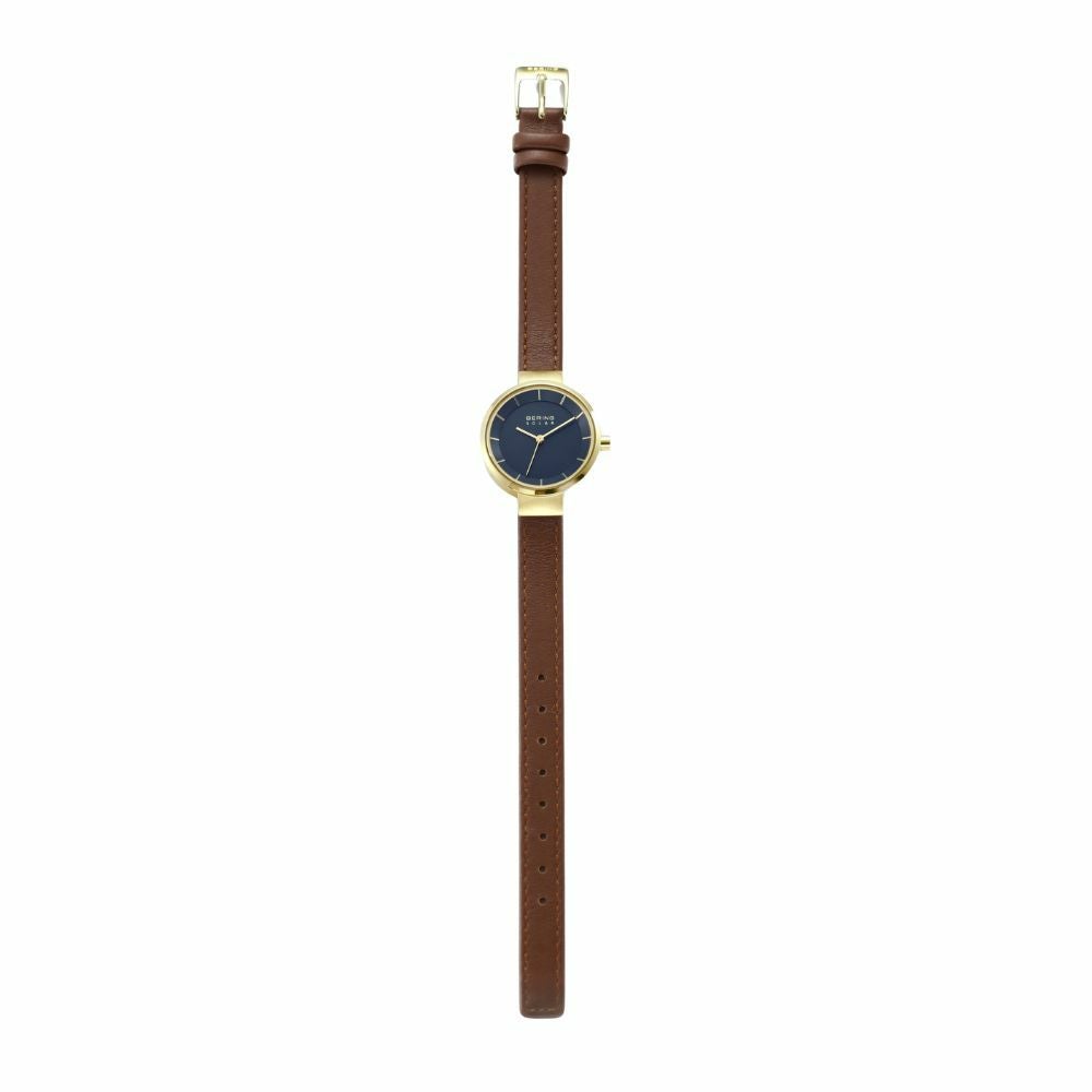 BERING Ladies Scandinavian Solar Navy Blue 14627-537 