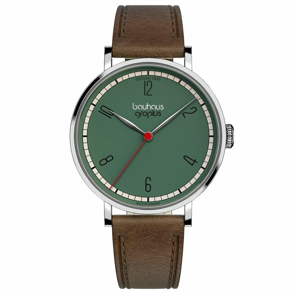 Bauhaus Walter Gropius (バウハウス・ヴァルター・グロピウス)  ニューバウハウス デッサウ1925シリーズ 数量限定 シリアルナンバー入りメンズ ユニセックス腕時計 WGN003-05