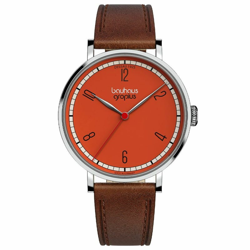 Bauhaus Walter Gropius (バウハウス・ヴァルター・グロピウス)  ニューバウハウス デッサウ1925シリーズ 数量限定 シリアルナンバー入りメンズ ユニセックス腕時計 WGN003-06