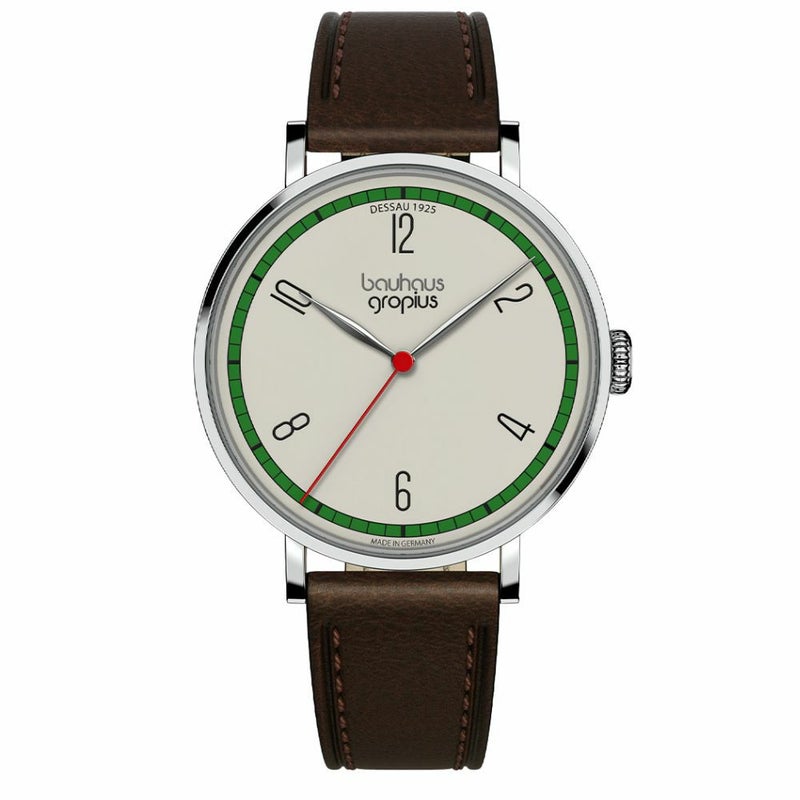 Bauhaus Walter Gropius (バウハウス・ヴァルター・グロピウス)  ニューバウハウス デッサウ1925シリーズ 数量限定 シリアルナンバー入りメンズ ユニセックス腕時計 WGN004-01