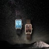 BERING Ladies Unisex Rectangle Leather 17423-408