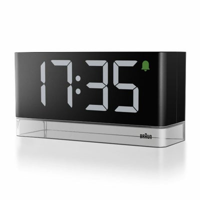 3種類の色調と5段階の明るさ調整ができる BRAUN DIGITAL ALARM CLOCK BC27B（ブラウン デジタル LEDディスプレイ＆ナイトライト アラームクロック ブラック）